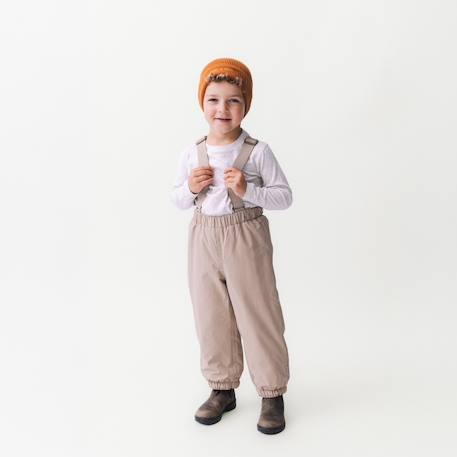 Pantalon de neige MATWILAS enfants MINI A TURE beige+bleu foncé+bleu grisé+marron+prune 4 - vertbaudet enfant 