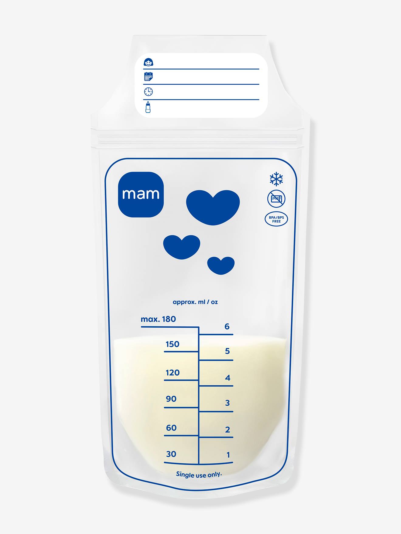 Sachets de conservation 180ml X25 transparent