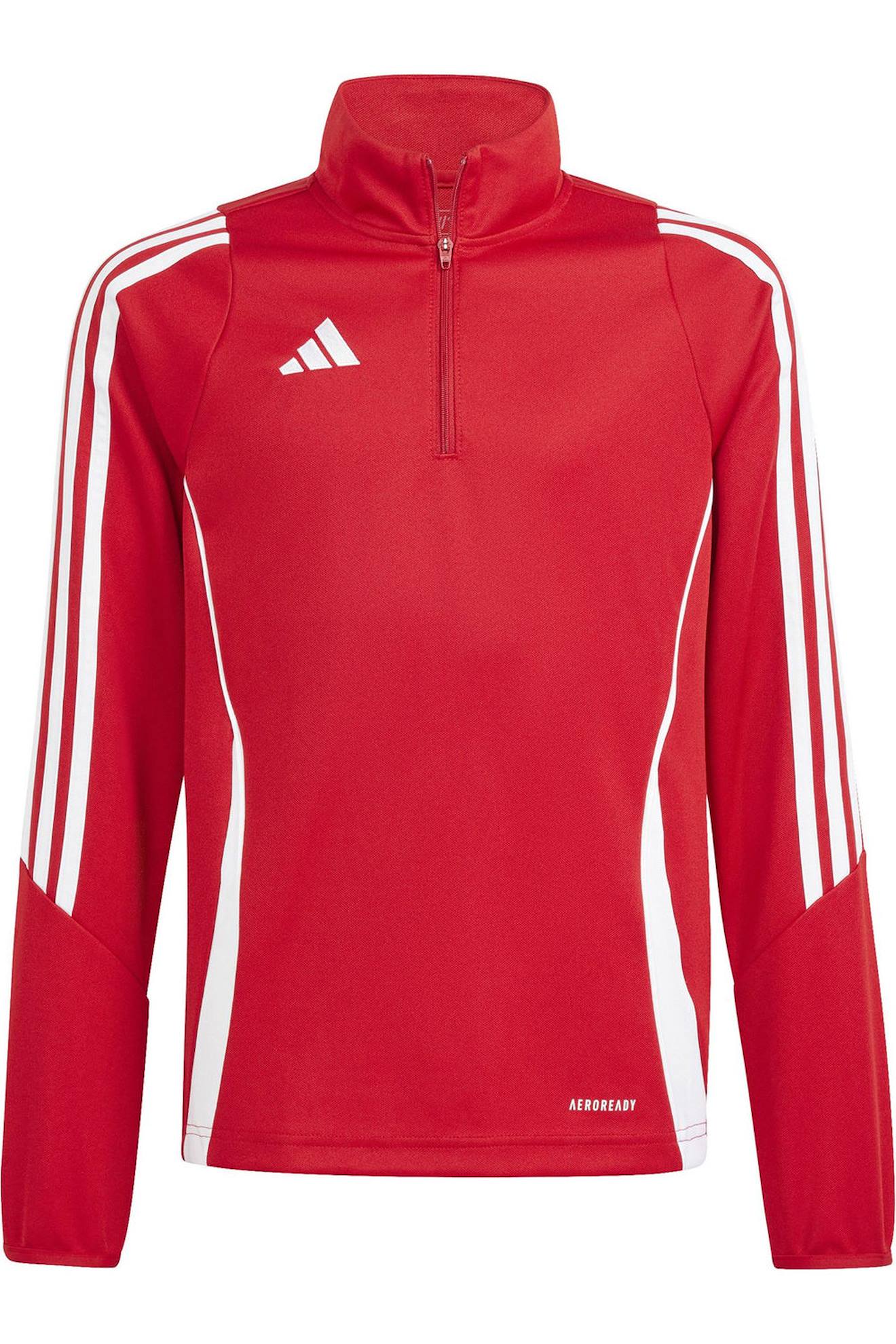 Sweat D’entraînement Enfant - 1/4 Zip - Tiro 24 Rouge
