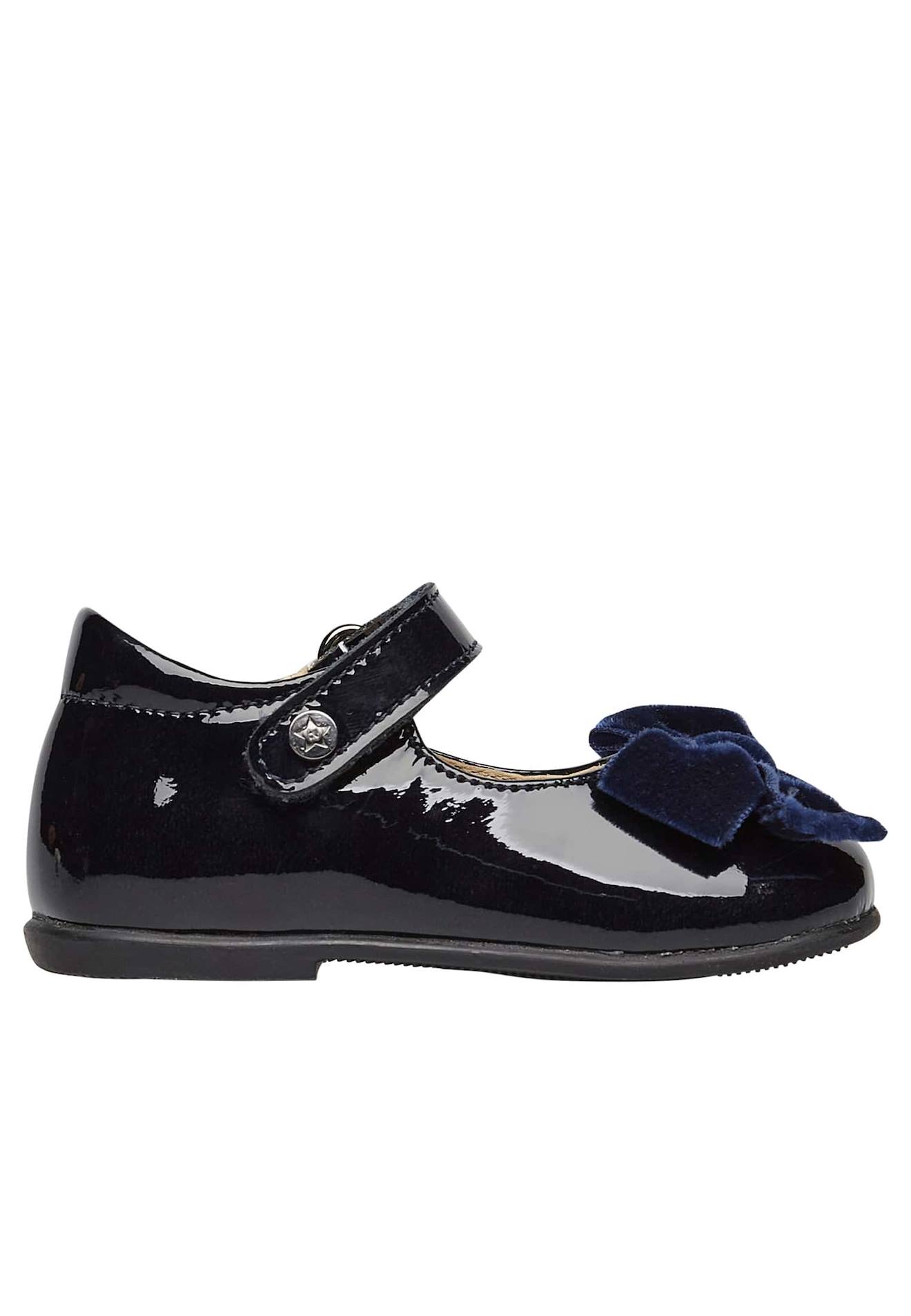 Ballerines En Verni Arabesque Marine-