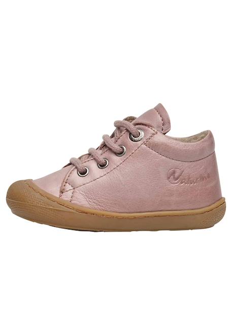 Chaussures premiers pas en cuir doublés en laine cocoon Anthracite-+Beige-+Bordeaux-+Cognac-+Marine-+Marron-+Rose clair-+Sage- 33 - vertbaudet enfant 