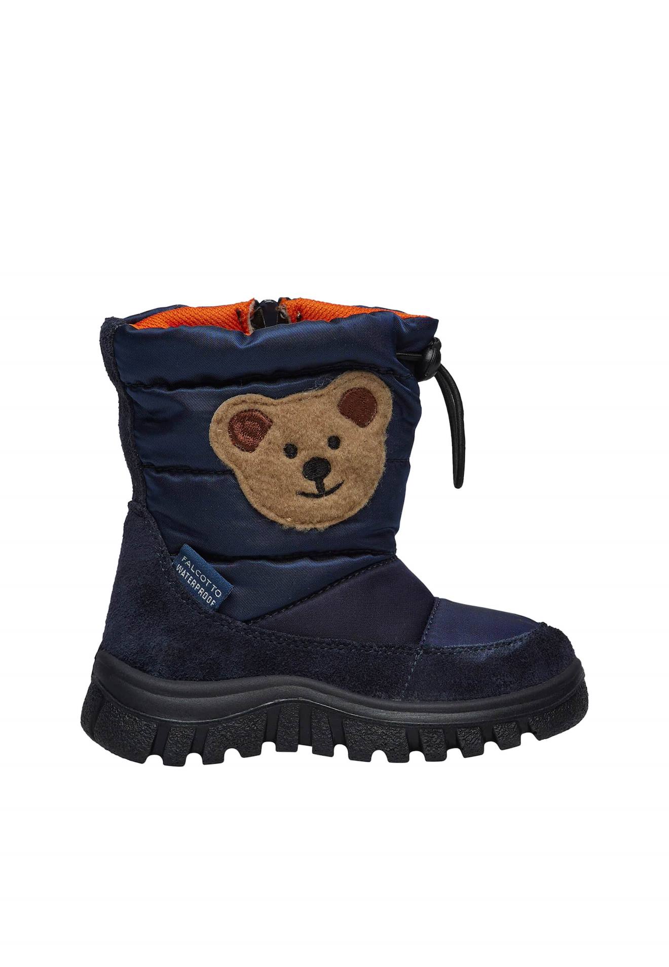 Bottes En Suède Et Tissu Poznurr Bear 2 Wp Marine-