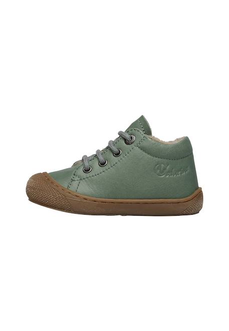 Chaussures premiers pas en cuir doublés en laine cocoon Anthracite-+Beige-+Bordeaux-+Cognac-+Marine-+Marron-+Rose clair-+Sage- 38 - vertbaudet enfant 