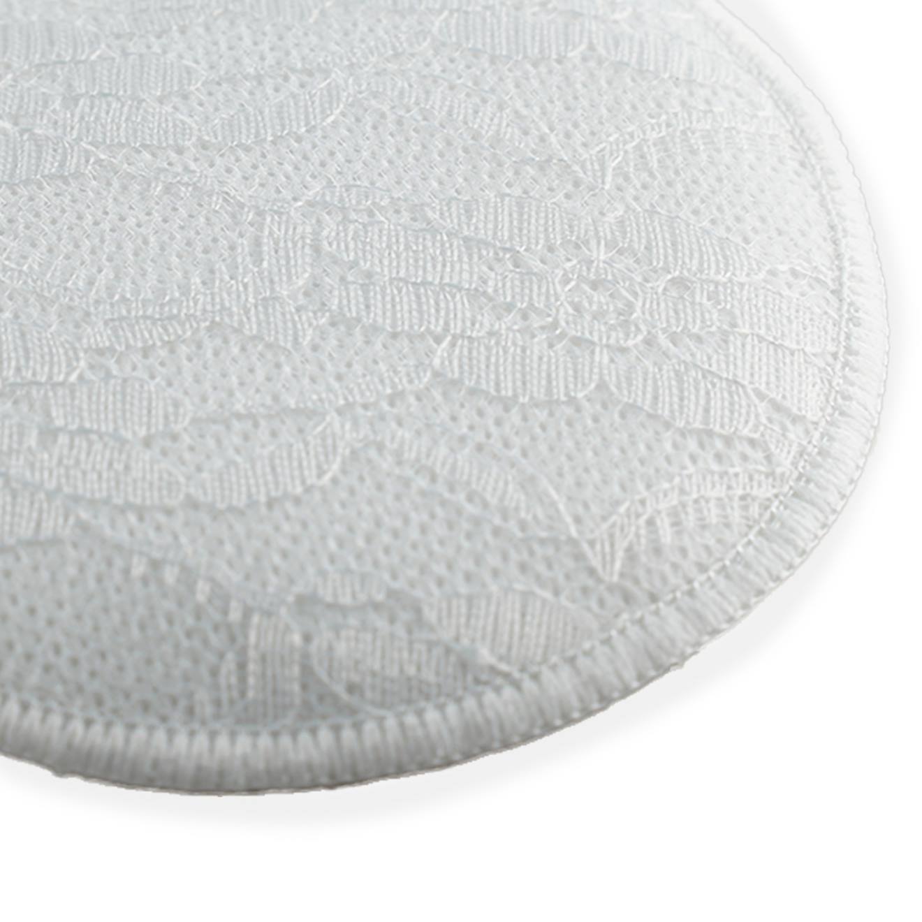 6 Coussinets D'allaitement Lavables Blanc (Thermobaby) - Image 2