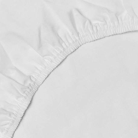 Drap-housse en coton Blanc+Bleu ciel+Gris+Rose+Vert amande 3 - vertbaudet enfant 