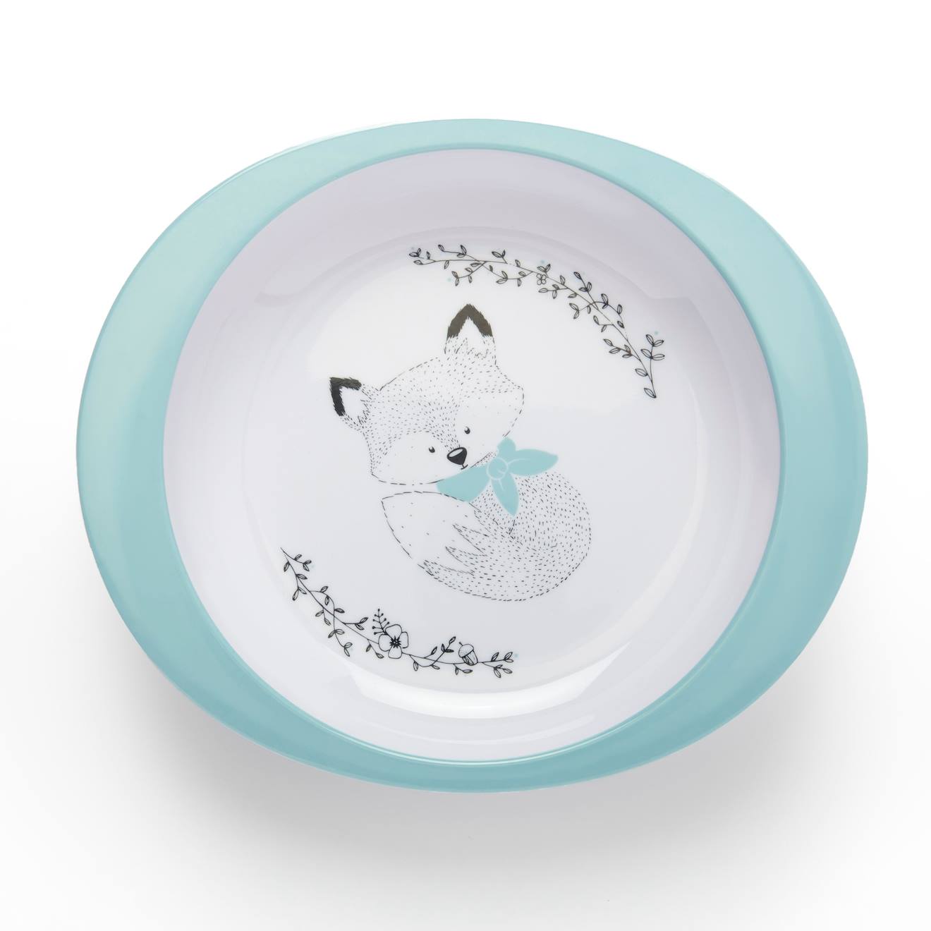 Assiette Melamine Foret Blanc