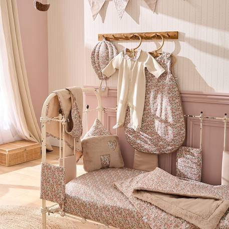 Couverture luxe fausse fourrure angora afternoon tea (70 x 100 cm) Rose, marron, vert 2 - vertbaudet enfant 