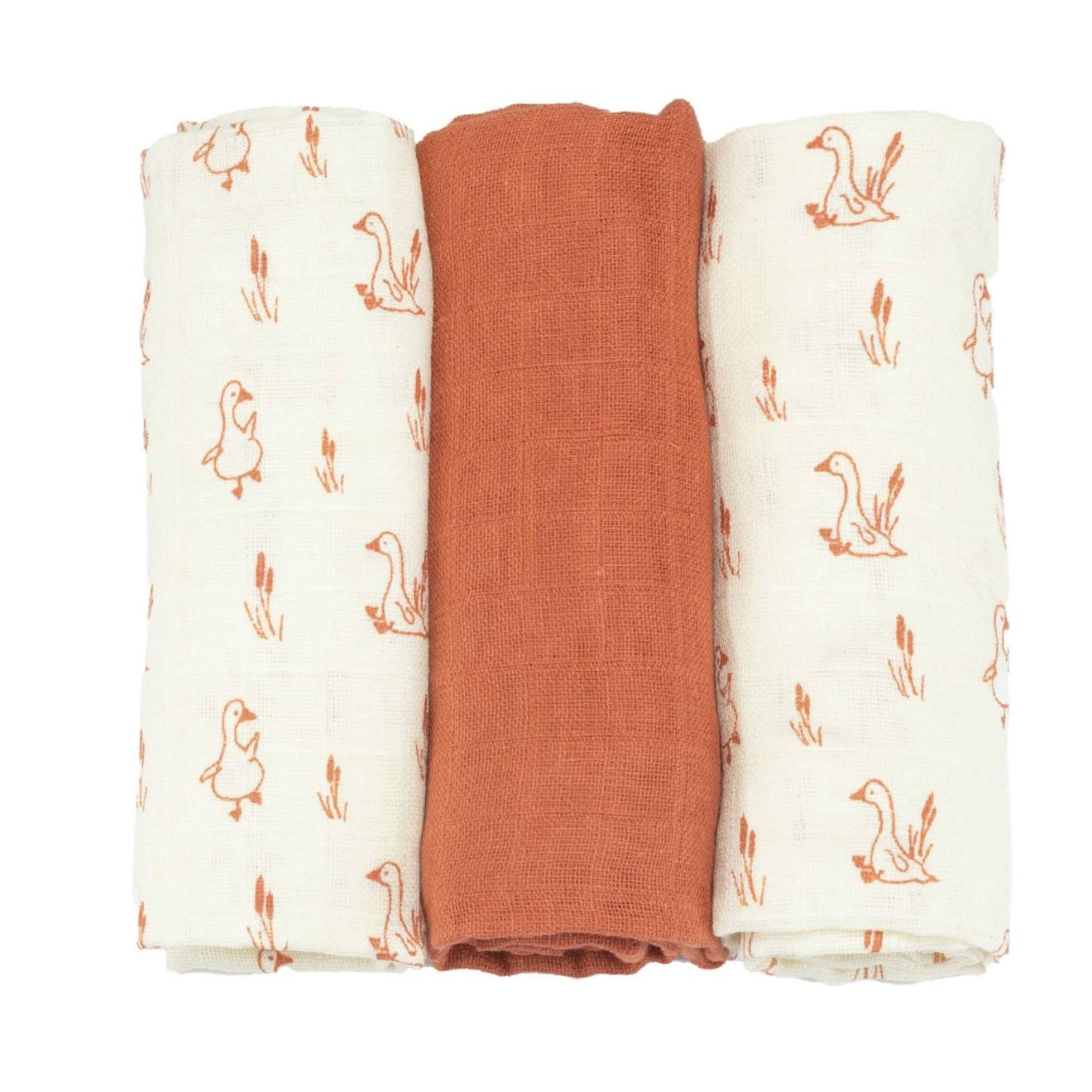 Lot De 3 Langes Terracotta