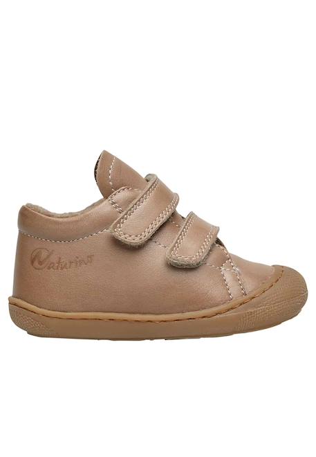 Chaussures premiers pas en cuir doublés en laine cocoon vl Anthracite-+Bleu foncé-+Cognac-+Gris tourterelle-+Marron foncé-+Rose antique-+Rouge foncé-+Sage- 16 - vertbaudet enfant 