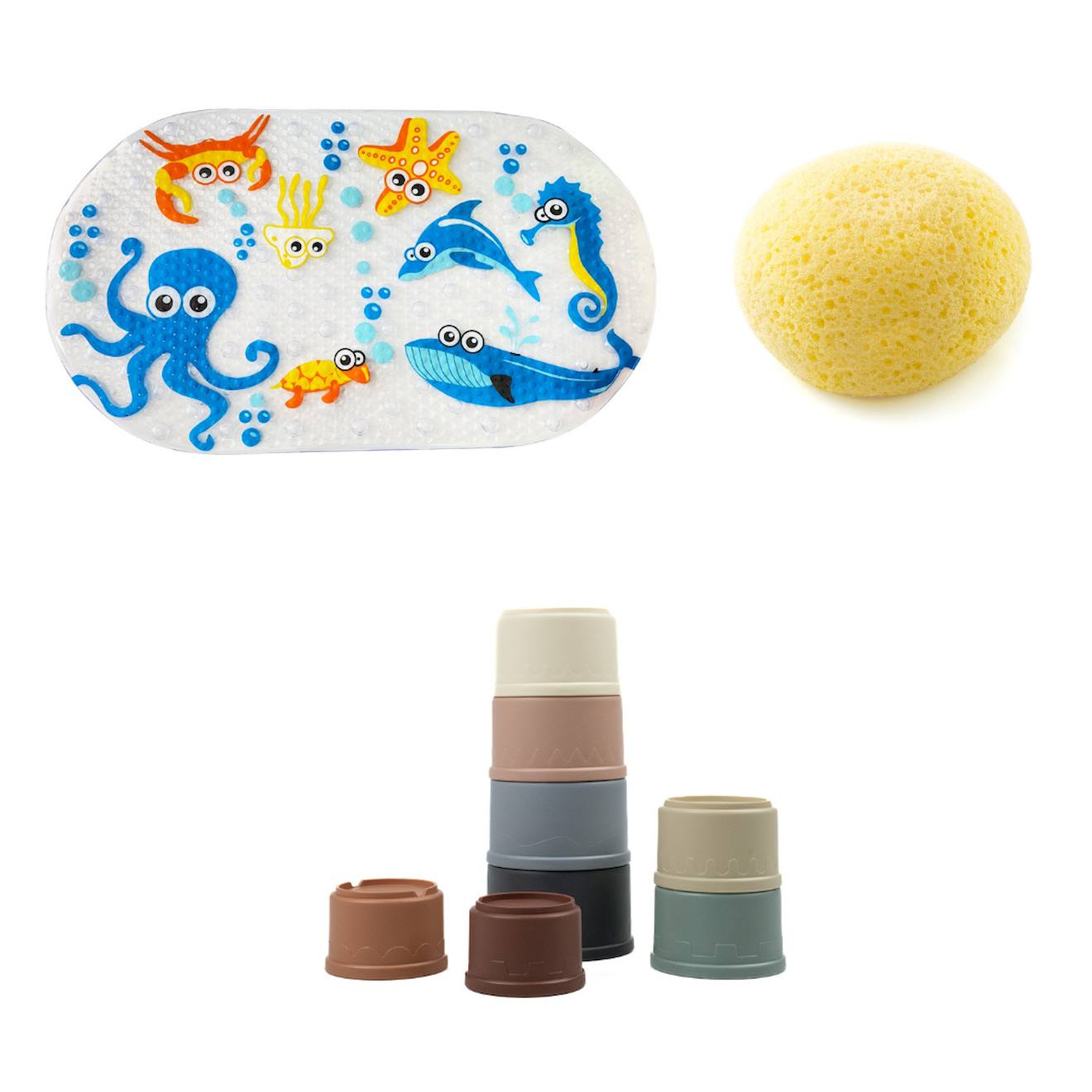 Pack Accessoires De Bain Gris