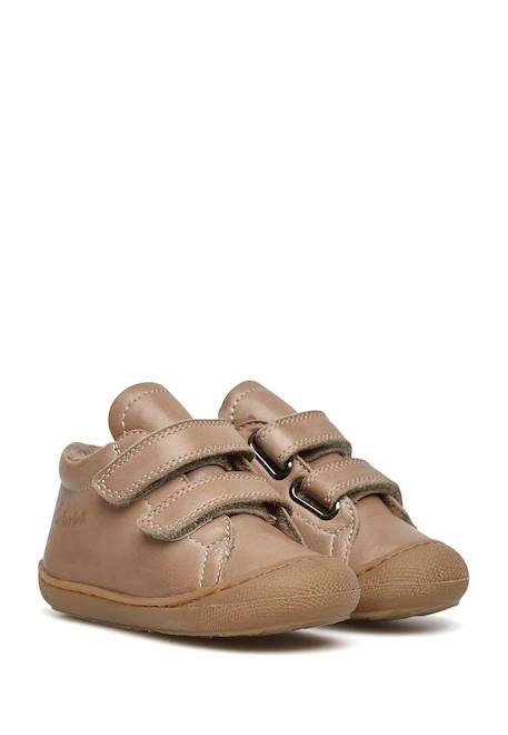 Chaussures premiers pas en cuir doublés en laine cocoon vl Anthracite-+Bleu foncé-+Cognac-+Gris tourterelle-+Marron foncé-+Rose antique-+Rouge foncé-+Sage- 17 - vertbaudet enfant 