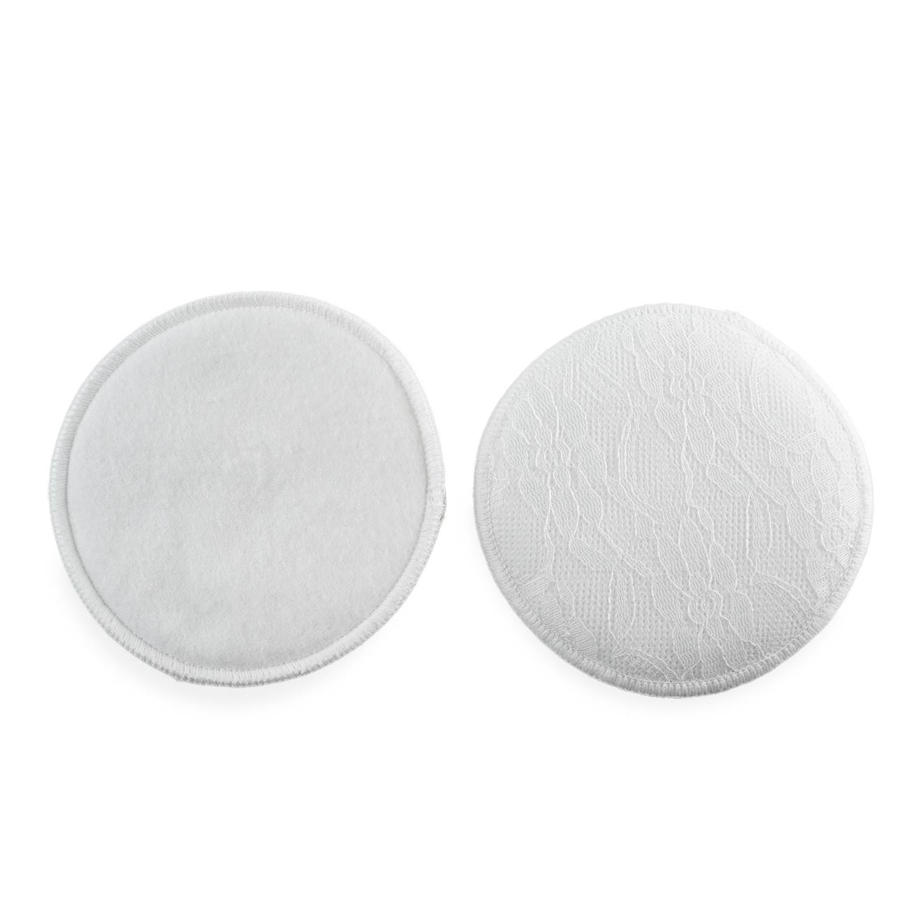 6 Coussinets D'allaitement Lavables Blanc (Thermobaby) - Image 1