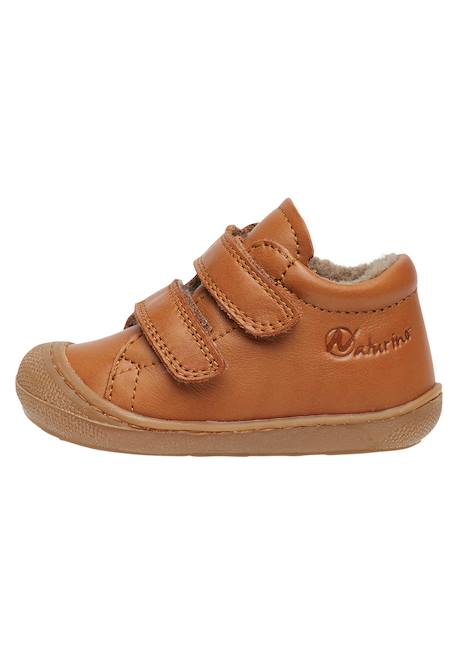 Chaussures premiers pas en cuir doublés en laine cocoon vl Anthracite-+Bleu foncé-+Cognac-+Gris tourterelle-+Marron foncé-+Rose antique-+Rouge foncé-+Sage- 13 - vertbaudet enfant 