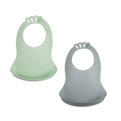Puériculture-Repas-Lot de 2 bavoirs bibou