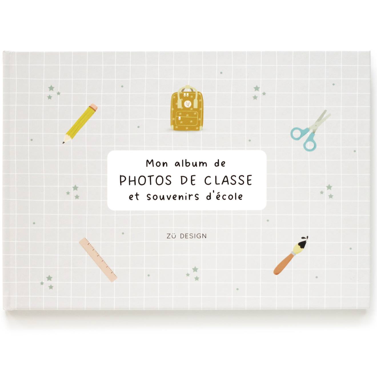 Album Photos De Classe Et Souvenirs D'école Gris (Zü) - Couverture