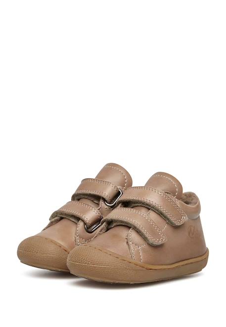Chaussures premiers pas en cuir doublés en laine cocoon vl Anthracite-+Bleu foncé-+Cognac-+Gris tourterelle-+Marron foncé-+Rose antique-+Rouge foncé-+Sage- 20 - vertbaudet enfant 