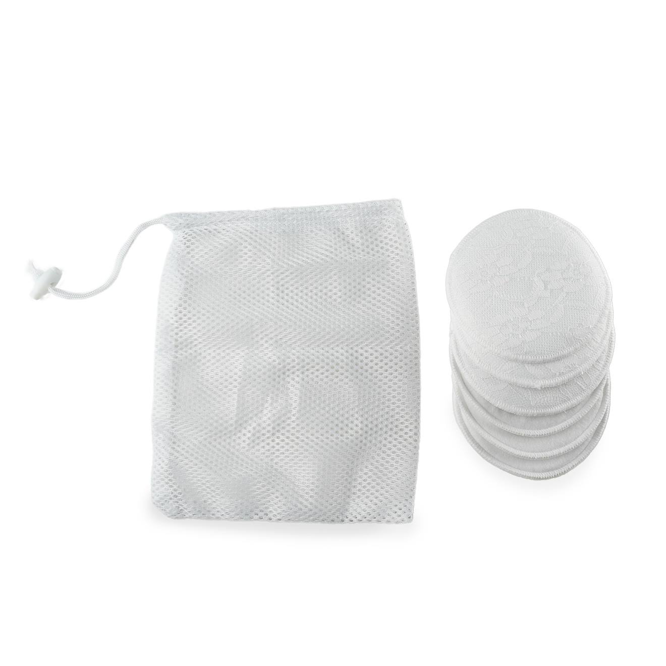 6 Coussinets D'allaitement Lavables Blanc