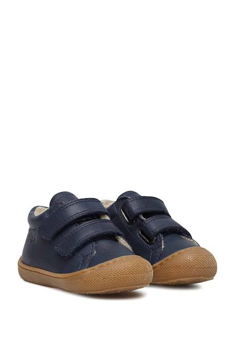 Chaussures premiers pas en cuir doublés en laine cocoon vl Anthracite-+Bleu foncé-+Cognac-+Gris tourterelle-+Marron foncé-+Rose antique-+Rouge foncé-+Sage- 7 - vertbaudet enfant 
