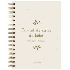 Linge de maison et décoration-Décoration-Objet déco-Carnet de suivi de bébé feuille (0-6 mois)