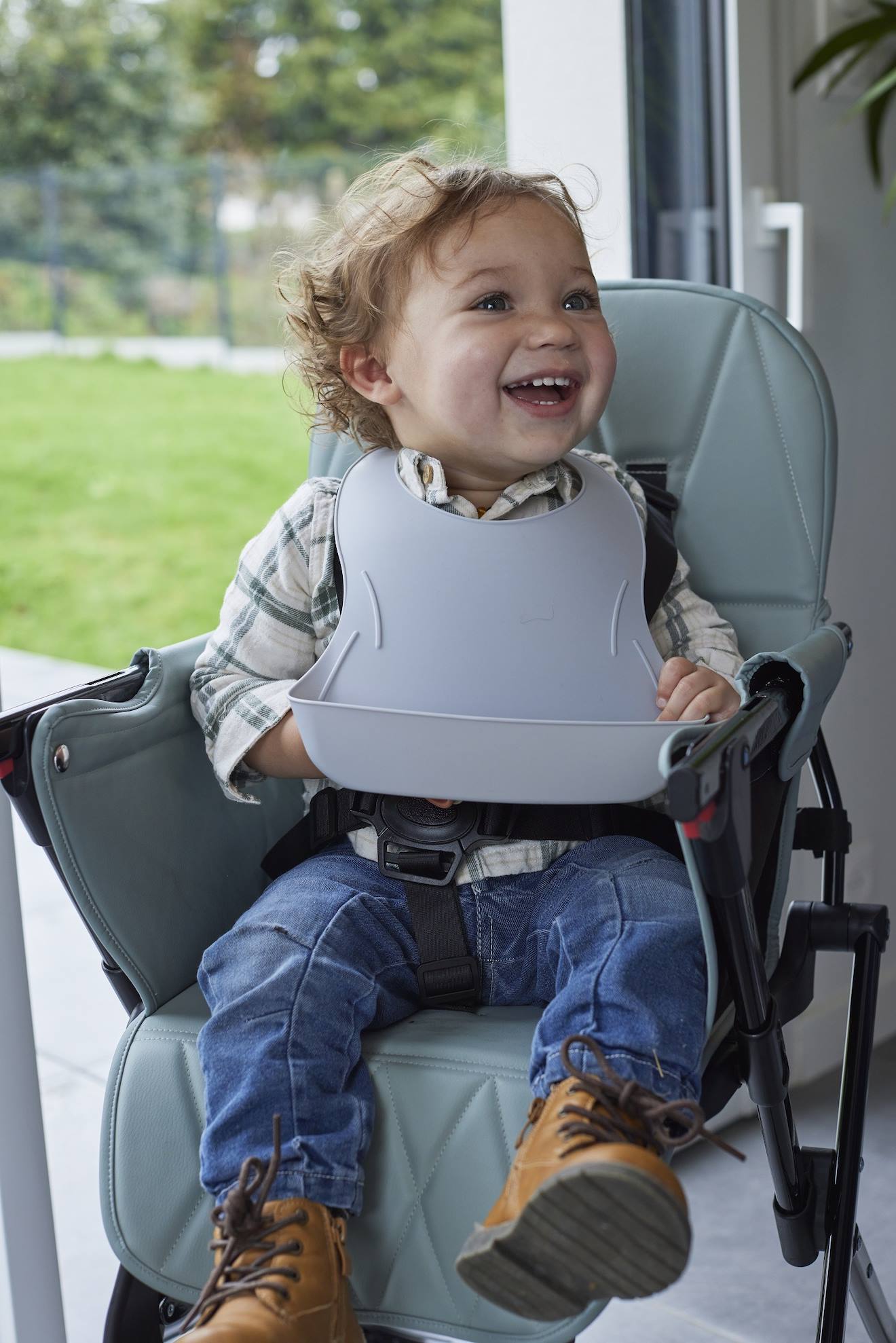 Lot De 2 Bavoirs Bibou Vert (Thermobaby) - Image 1