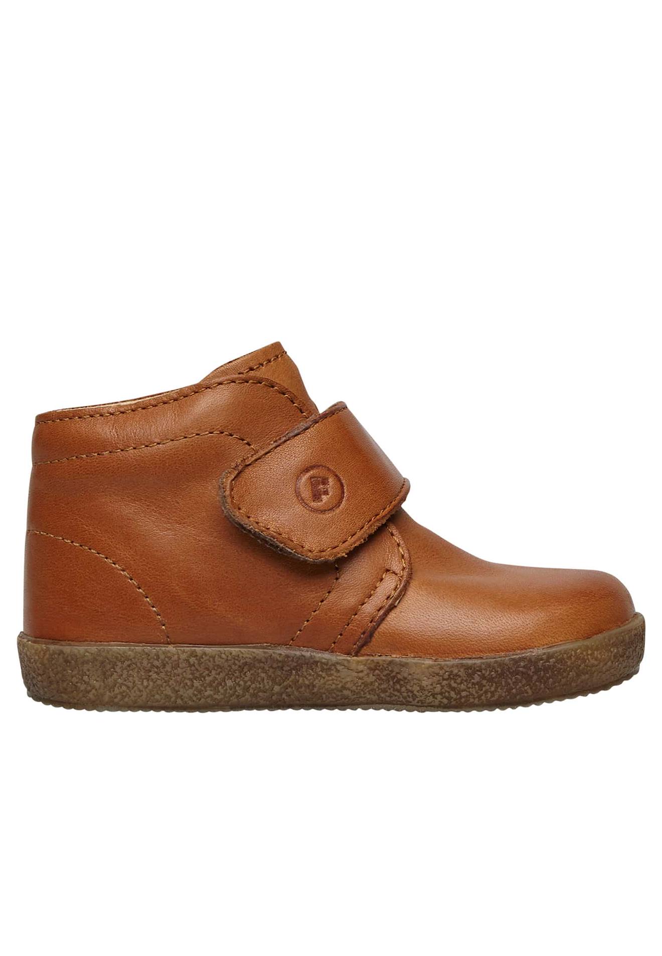 Chaussures En Nappa À Scratch Conte Vl Cognac-