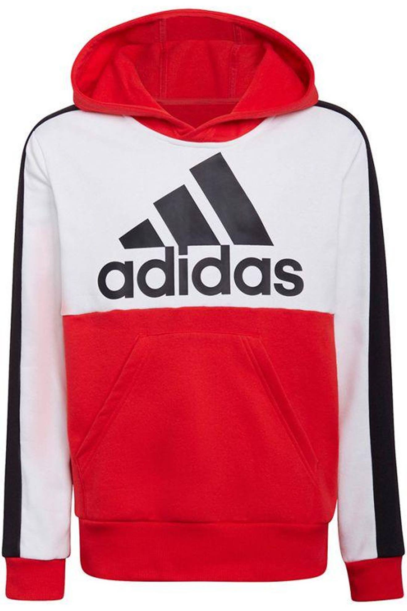Sweat Capuche Coton Blanc Rouge 52 €