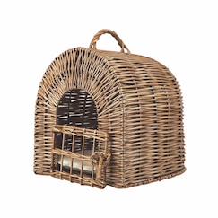 Jouet-Cage pour chien en osier