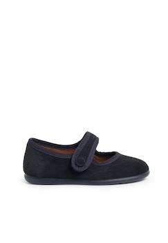 Chaussures-Babies en suède avec à scratch