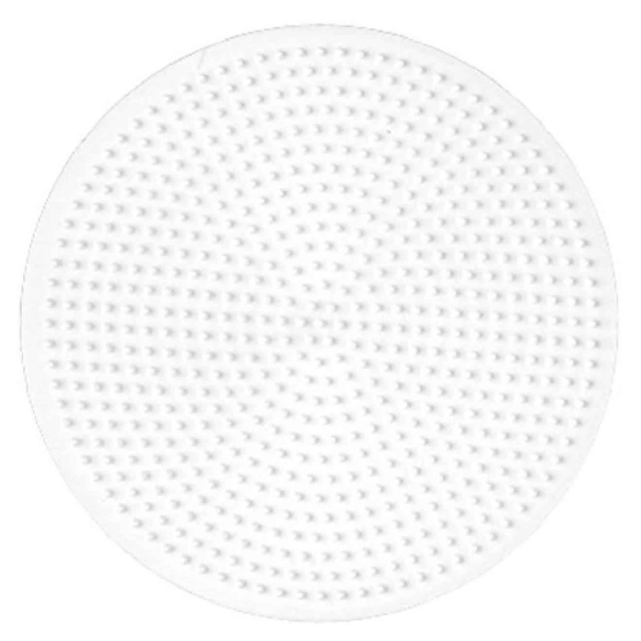 Plaque Grande Ronde Perles Plastique Midi Blanc