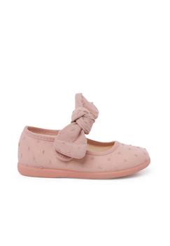 Chaussures-Babies plumeti bande à scratch nœud