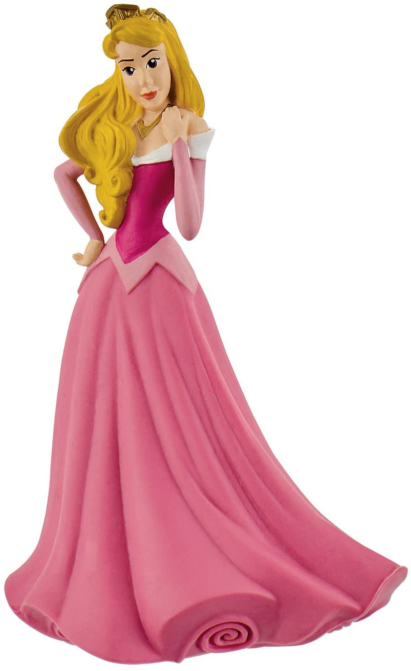 Figurine Aurore En Robe Rose Rose