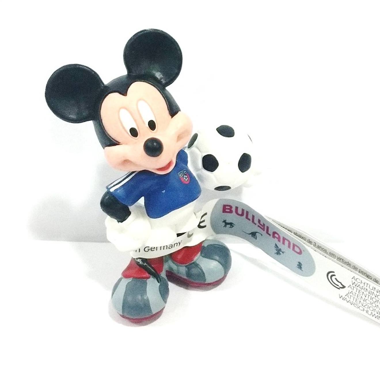Figurine Mickey Footballeur Français Bleu