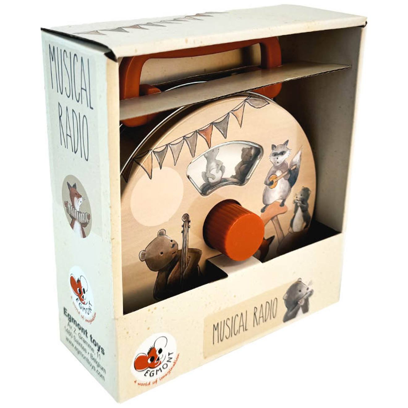 Boite À Musique En Métal Musiciens Beige (Egmont Toys) - Image 2