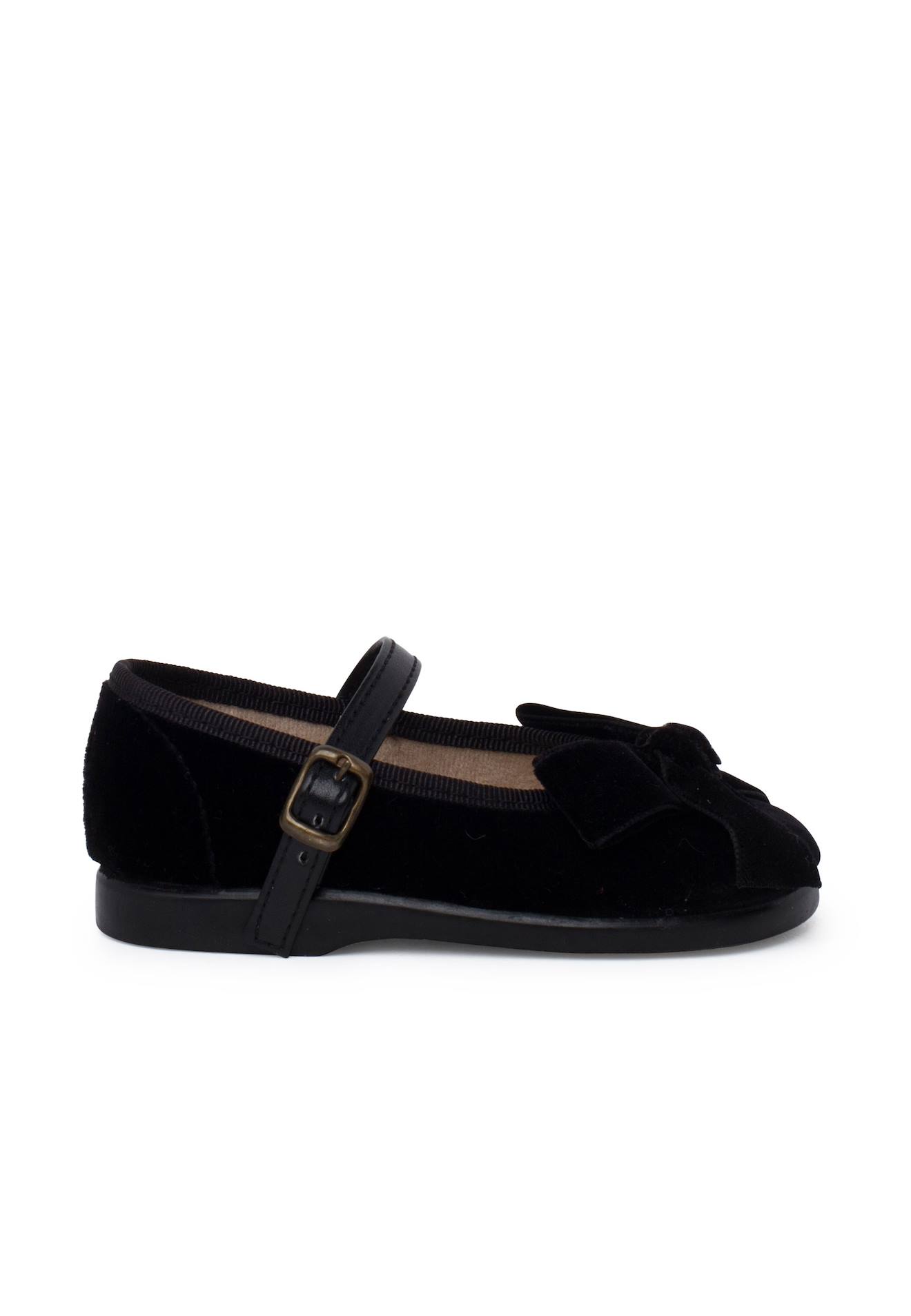 Babies Bride Simili Cuir Nœud Velours Noir