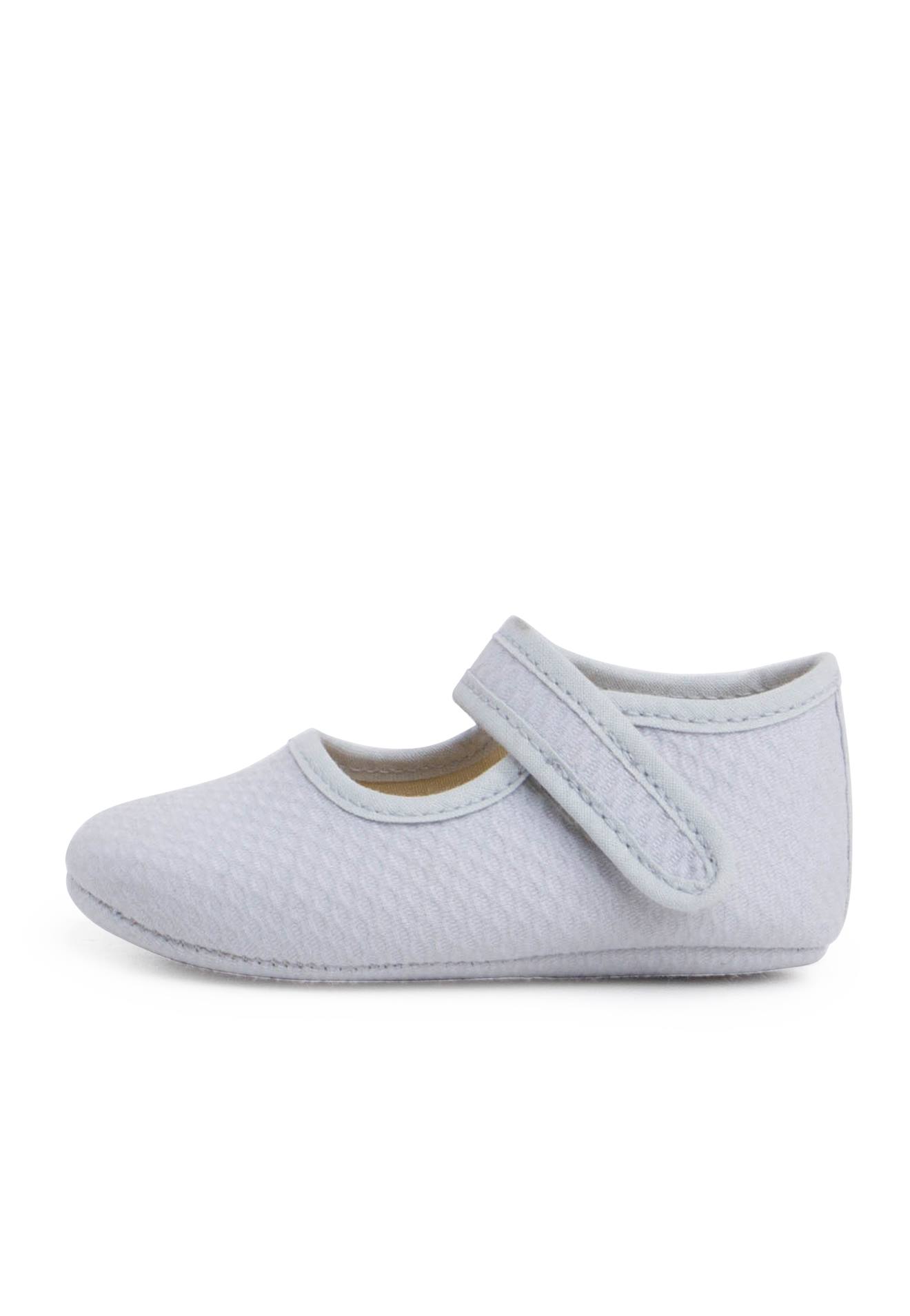 Babies Piqué Matelassé Fermeture À Scratch Bébé Gris