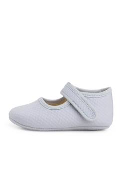 Chaussures-Chaussures fille 23-38-Babies piqué matelassé fermeture à scratch bébé
