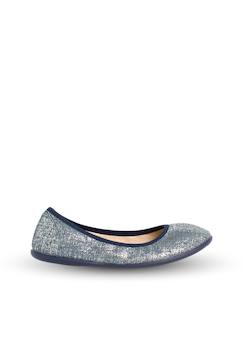 Ballerines pour fille  en lin métallisé  - vertbaudet enfant