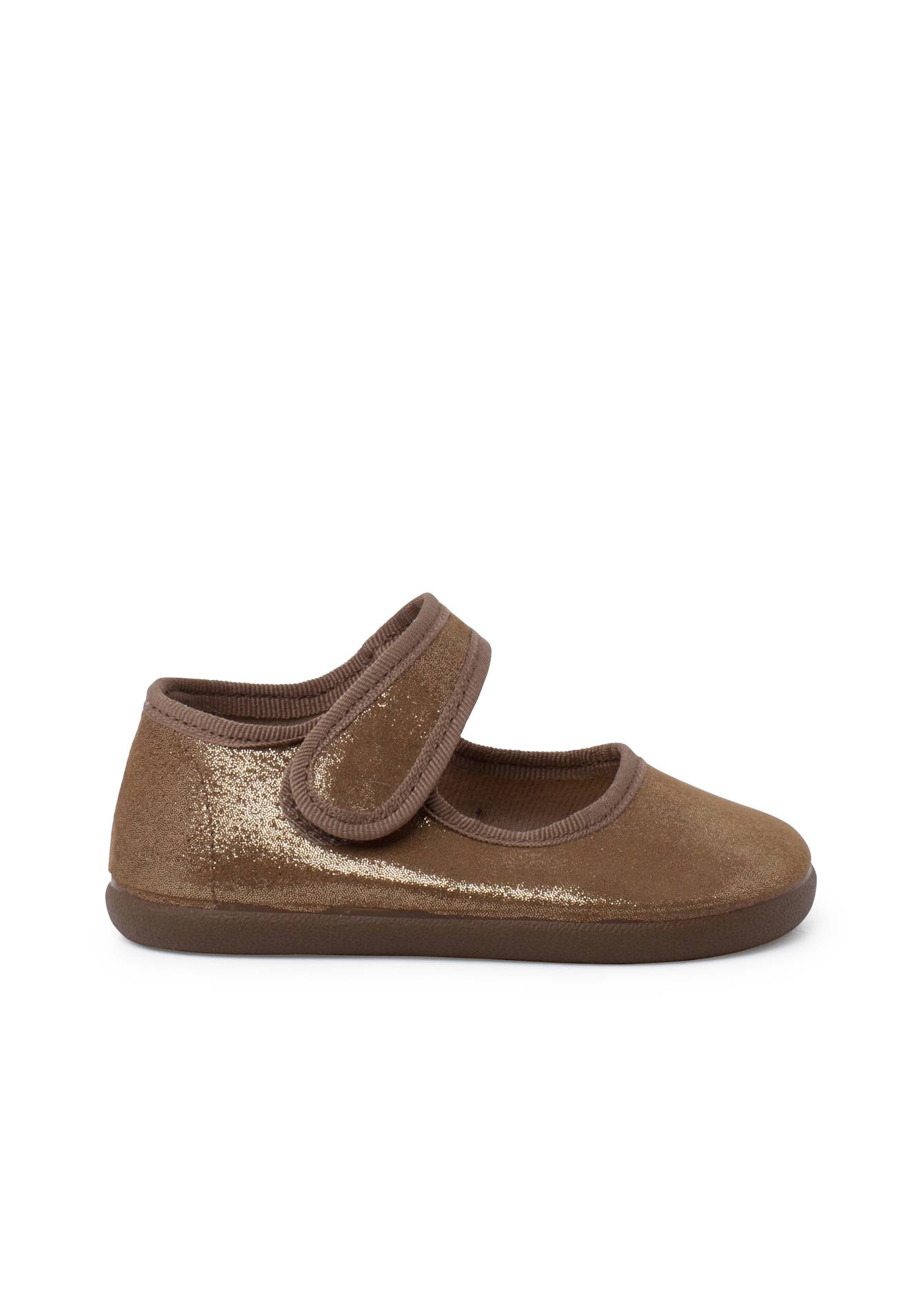 Babies Barefoot Brillance Fermeture Scratch Bronze