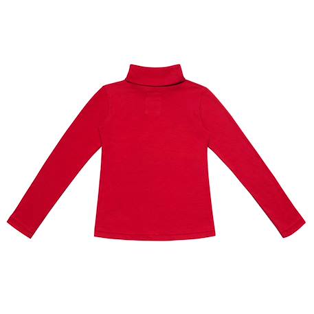 Sous-pull   à col roulé  harmonie Beige+Rouge 8 - vertbaudet enfant 