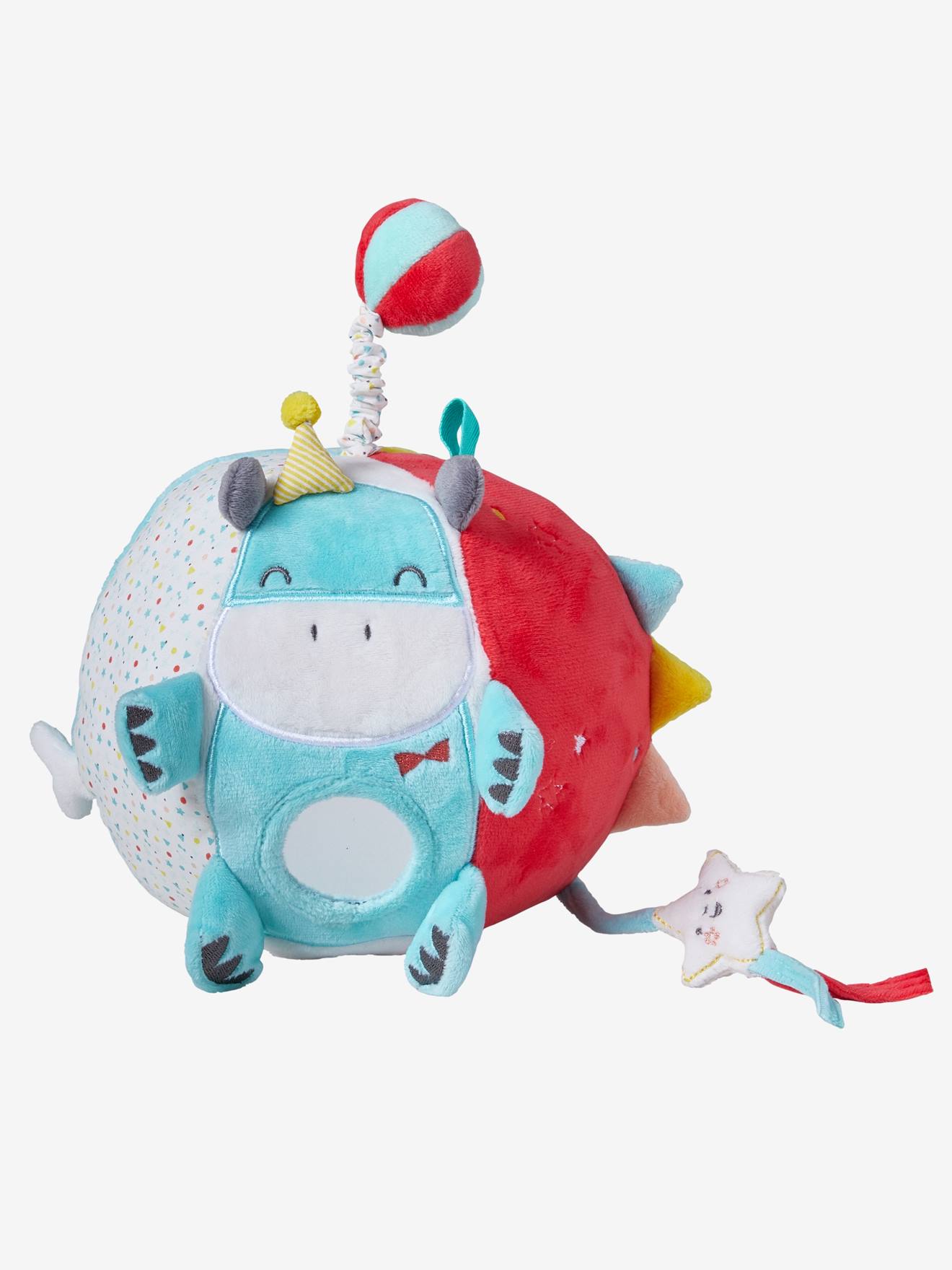 Balle d'activités Hippopotame bleu