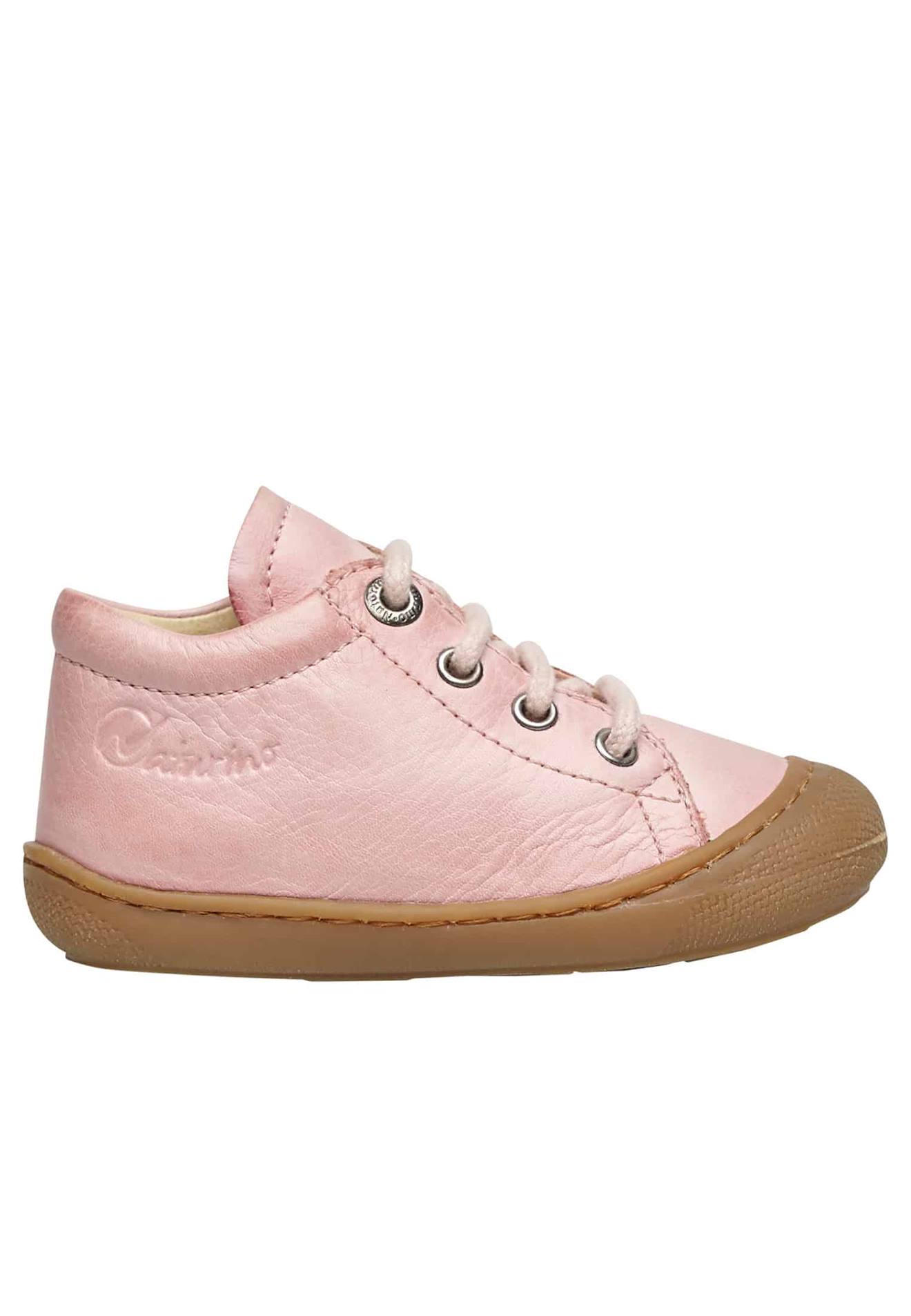 Chaussures Premiers Pas En Cuir Cocoon Rose Clair-