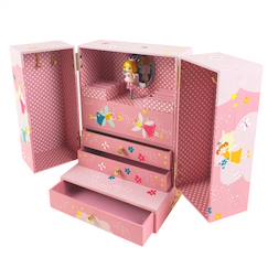 Linge de maison et décoration-Armoire à bijoux musicale princesse
