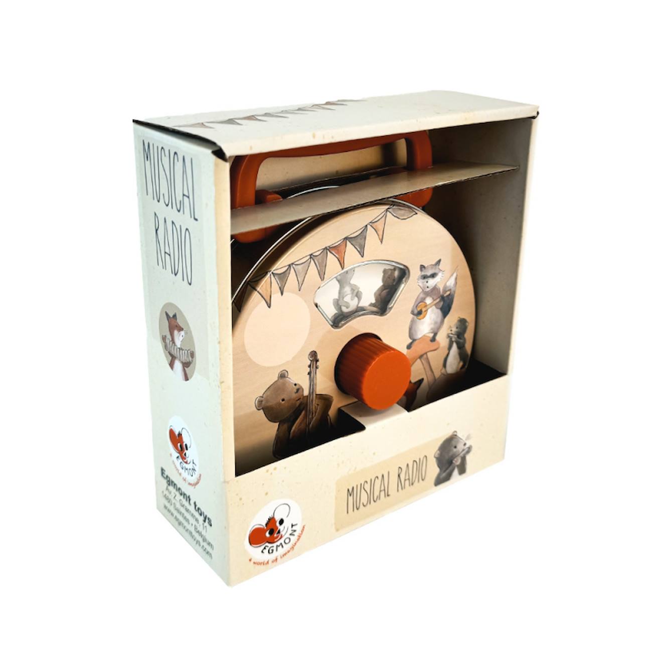 Boite À Musique En Métal Musiciens Beige (Egmont Toys) - Image 1