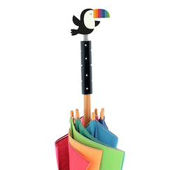 Jouet-Jeux de plein air-Parapluie toucan de paradis