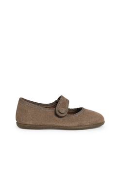 Chaussures-Chaussures fille 23-38-Babies en suède avec à scratch