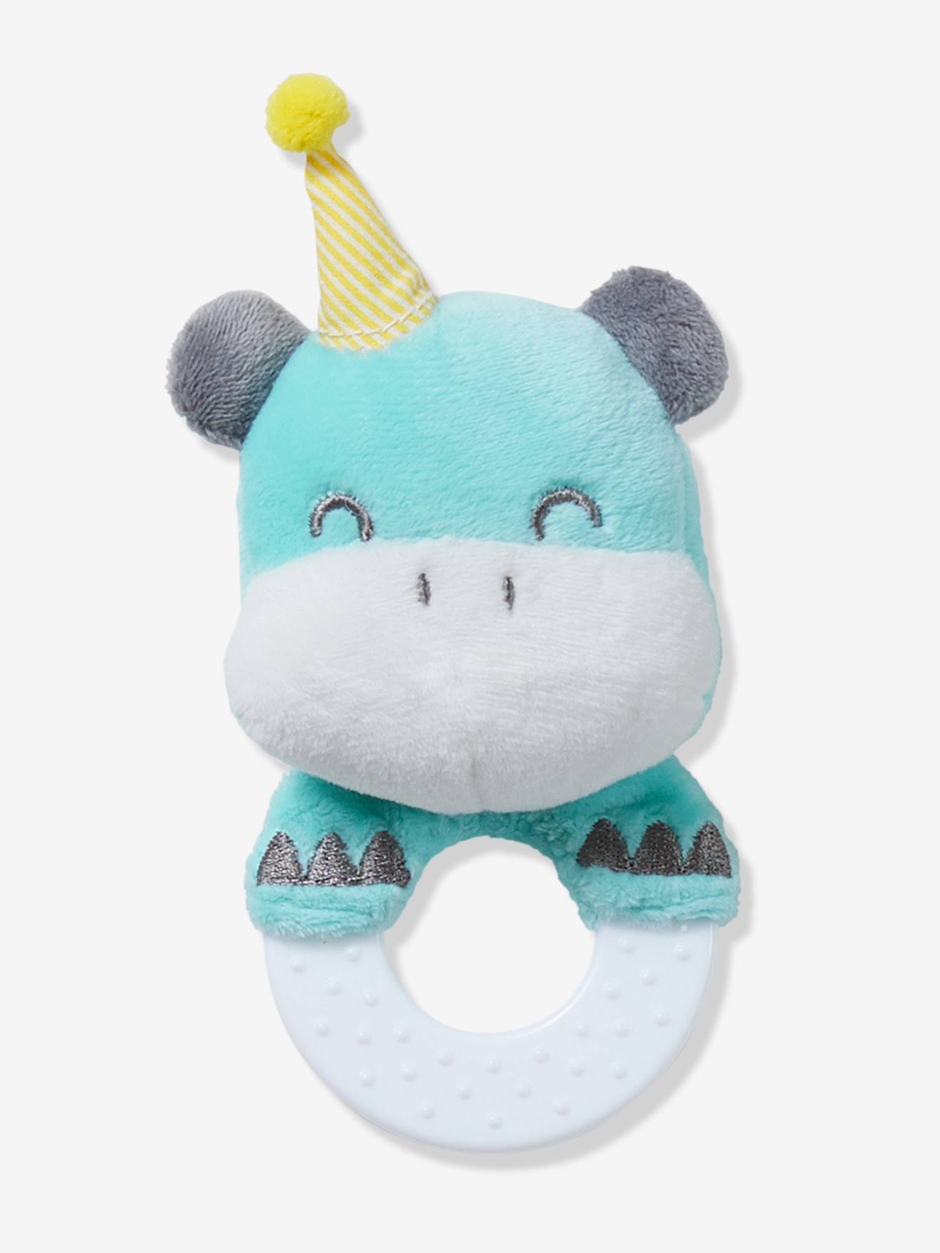 Anneau de dentition Hippopotame bleu