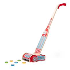 Jouet-Jeux d'imitation-Maison, bricolage et métiers-Aspirateur en bois pour enfant