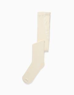 -Collants de maille côtelée anti-bouloche