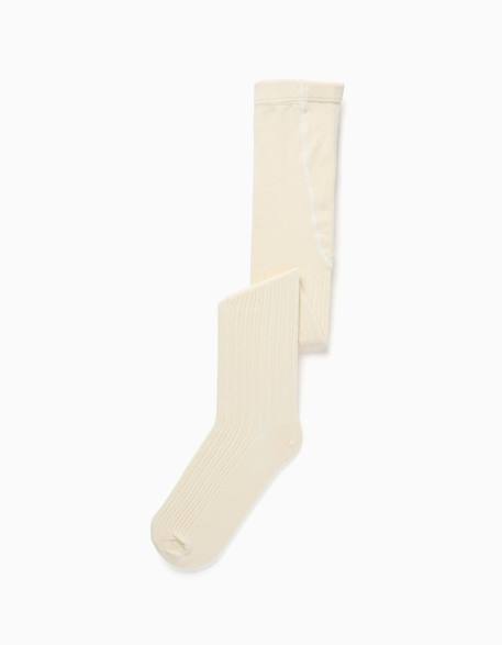 Collants de maille côtelée anti-bouloche  - vertbaudet enfant