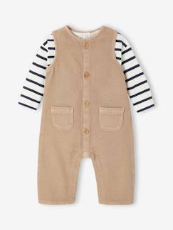Ensemble T-shirt + combinaison rayé  - vertbaudet enfant